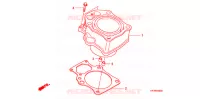 CYLINDRE pour Honda FOURTRAX 420 RANCHER 4X4 AT de 2012