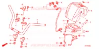 GUIDON pour Honda FOURTRAX 420 RANCHER 4X4 AT de 2012