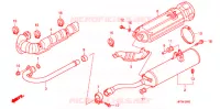 SILENCIEUX D'ECHAPPEMENT pour Honda FOURTRAX 420 RANCHER 4X4 AT de 2012