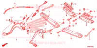 PEDALE   REPOSE PIED pour Honda FOURTRAX 420 RANCHER 4X4 Manual Shift CAMO de 2012