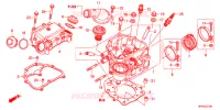 CULASSE pour Honda FOURTRAX 420 RANCHER 4X4 Manual Shift RED de 2012