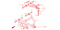 TRIANGLES AVANT pour Honda FOURTRAX 420 RANCHER 4X4 AT PS de 2012