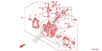 CORPS DE PAPILLON pour Honda FOURTRAX 420 RANCHER 4X4 PS RED de 2012