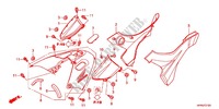 COUVERCLE LATERAL   CAPOT DE RESERVOIR pour Honda FOURTRAX 420 RANCHER 4X4 PS RED de 2012