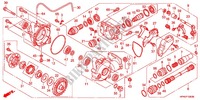 ENGRENAGE FINAL AVANT pour Honda FOURTRAX 420 RANCHER 4X4 PS RED de 2012