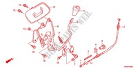 LEVIER DE SELECTION pour Honda FOURTRAX 420 RANCHER 4X4 PS RED de 2012