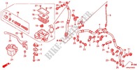 MAITRE CYLINDRE DE FREIN AVANT pour Honda FOURTRAX 420 RANCHER 4X4 PS RED de 2012