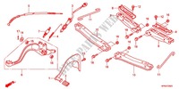 PEDALE   REPOSE PIED pour Honda FOURTRAX 420 RANCHER 4X4 PS RED de 2012