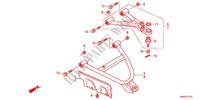 TRIANGLES AVANT (4WD) pour Honda FOURTRAX 420 RANCHER 4X4 PS RED de 2012