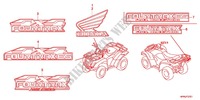 T (2) pour Honda FOURTRAX 420 RANCHER 4X4 PS RED de 2012