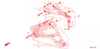 TRIANGLES AVANT (2WD) pour Honda FOURTRAX 420 RANCHER 2X4 BASE de 2012