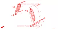 AMORTISSEUR AVANT pour Honda FOURTRAX 500 FOREMAN 4X4 de 2012