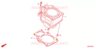 CYLINDRE pour Honda FOURTRAX 500 FOREMAN 4X4 de 2012