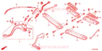 PEDALE   REPOSE PIED pour Honda FOURTRAX 500 FOREMAN 4X4 de 2012
