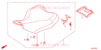 SELLE pour Honda FOURTRAX 500 FOREMAN 4X4 de 2012