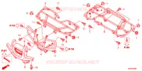 SUPPORT pour Honda FOURTRAX 500 FOREMAN 4X4 de 2012