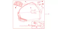 TOP CASE 45L DARKNESS BLACK pour Honda VFR 1200 F de 2012