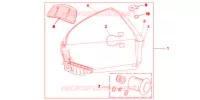 TOP CASE 45L TITANIUM BLADE pour Honda VFR 1200 F de 2012