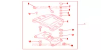 SUPPORT PLATINE ARRIERE pour Honda VFR 1200 F de 2012