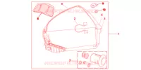 TOP CASE 45L TITANIUM BLADE pour Honda VFR 1200 F de 2012
