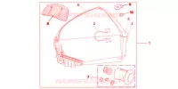 TOP CASE 45L TAHITIAN BLUE pour Honda VFR 1200 DCT de 2012