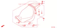 SELLE (VT750C2B/C2S) pour Honda SHADOW VT 750 PHANTOM de 2012
