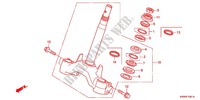 TE DE FOURCHE (WW125EX2C/EX2D/D) pour Honda PCX 125 SPECIAL EDITION de 2012