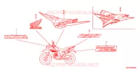 AUTOCOLLANTS pour Honda XRE 300 de 2012