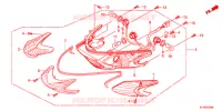 FEUX ARRIERE pour Honda SH 125 TOP CASE SPECIAL de 2011