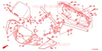 GUIDON   CARENAGE pour Honda SH 125 TOP CASE SPECIAL de 2011