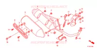 SILENCIEUX D'ECHAPPEMENT pour Honda SH 125 TOP CASE SPECIAL de 2011