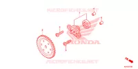 POMPE A HUILE pour Honda SH 150 SPECIAL 3F de 2013