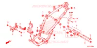 CADRE pour Honda SH 150 de 2013