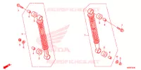 AMORTISSEUR ARRIERE pour Honda WAVE 110 2DK de 2013