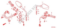 COMMODO   CABLE   RETROVISEUR pour Honda CB 1000 R ABS de 2012