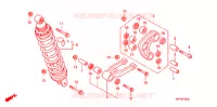 AMORTISSEUR ARRIERE pour Honda XRE 300 ABS de 2010