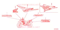 AUTOCOLLANTS pour Honda XRE 300 ABS de 2010