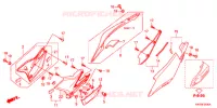 COUVERCLES LATERAUX pour Honda XRE 300 ABS de 2010