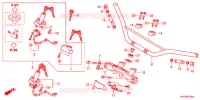 GUIDON   TE DE FOURCHE pour Honda XRE 300 ABS de 2010