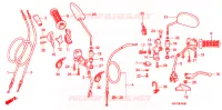 LEVIER DE GUIDON   CABLE   COMMODO pour Honda XRE 300 ABS de 2010