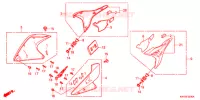 OUIES DE RADIATEUR pour Honda XRE 300 ABS de 2010