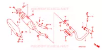 SILENCIEUX D'ECHAPPEMENT pour Honda XRE 300 ABS de 2010