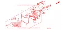 FEU ARRIERE pour Honda XRE 300 ABS 4LA de 2011
