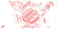 CULASSE pour Honda XRE 300 ABS BR de 2011