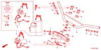 GUIDON   TE DE FOURCHE pour Honda XRE 300 ABS BR de 2011