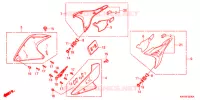 OUIES DE RADIATEUR pour Honda XRE 300 ABS BR de 2011