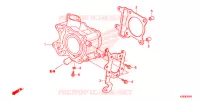 CYLINDRE pour Honda SH MODE 125 de 2014