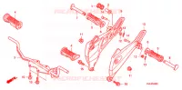 REPOSE PIED pour Honda INNOVA 125 de 2009