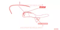 AUTOCOLLANTS pour Honda CB 1100 ABS de 2013