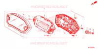 COMPTEUR pour Honda CB 500 X ABS de 2014